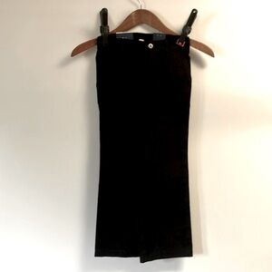 Izod girls 6 R flat front chino uniform pants